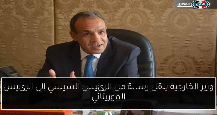 وزير الخارجية ينقل رسالة من الرئيس السيسي إلى الرئيس الموريتاني