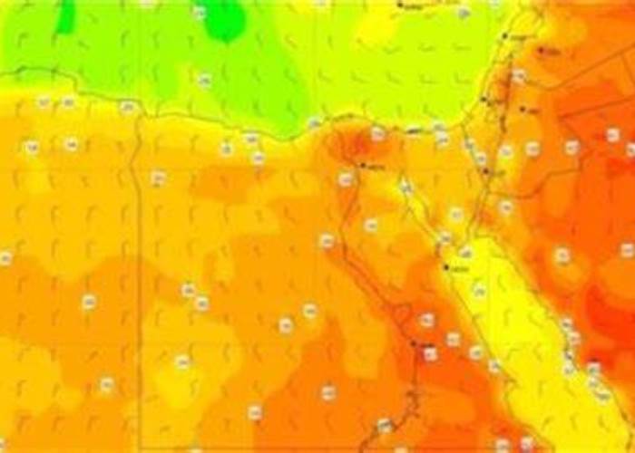 الأرصاد تعلن عن درجات الحرارة المتوقعة غدا الإثنين تصل إلى 42 مئوية