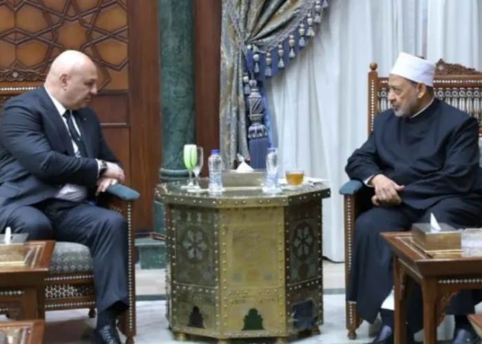 استقبال شيخ الأزهر لرئيس جمهورية لبنان لبحث التعاون والتحديات الإقليمية