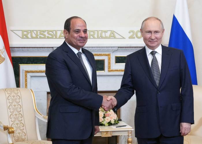 الرئيس السيسي يجري محادثات مع بوتين اليوم