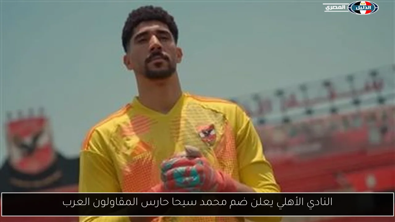 النادي الأهلي يعلن ضم محمد سيحا حارس المقاولون العرب