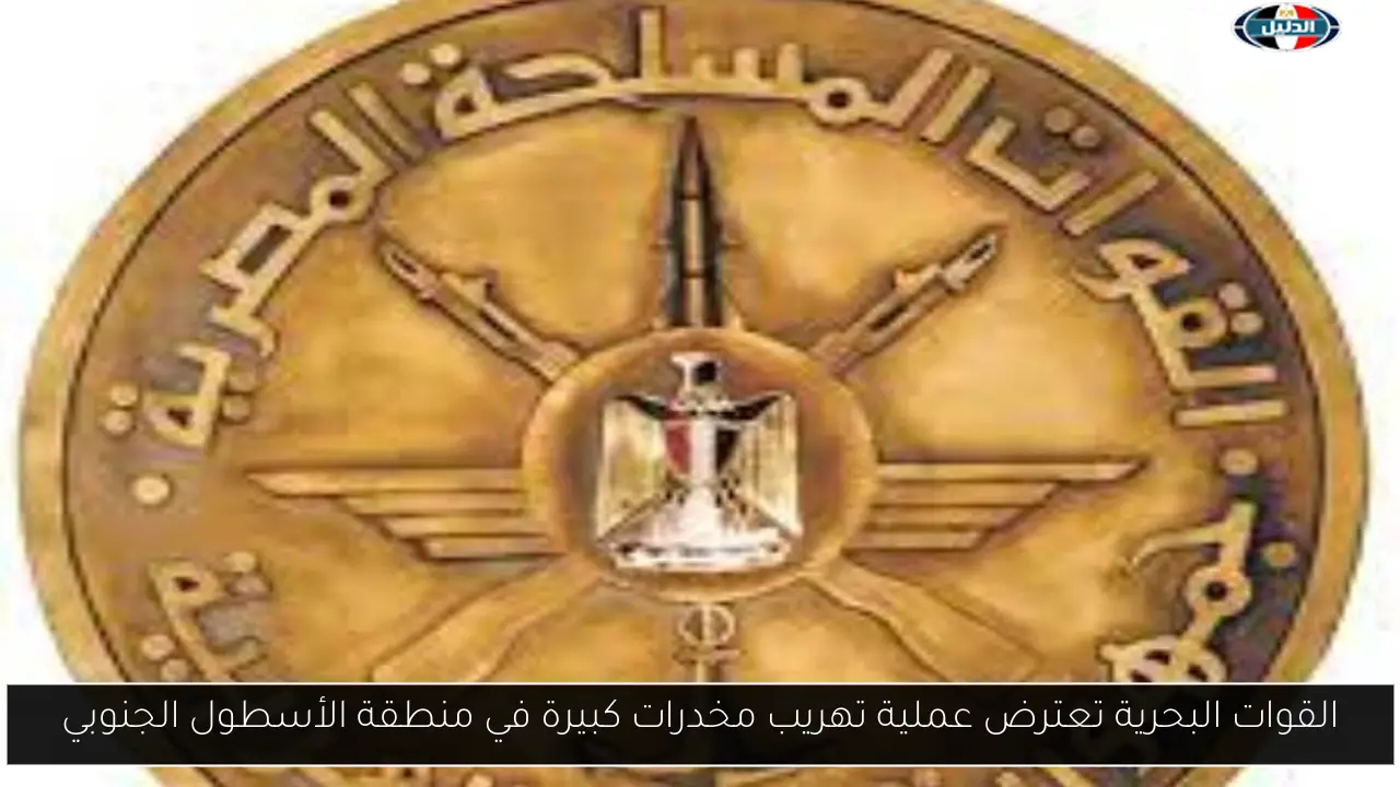 القوات البحرية تعترض عملية تهريب مخدرات كبيرة في منطقة الأسطول الجنوبي