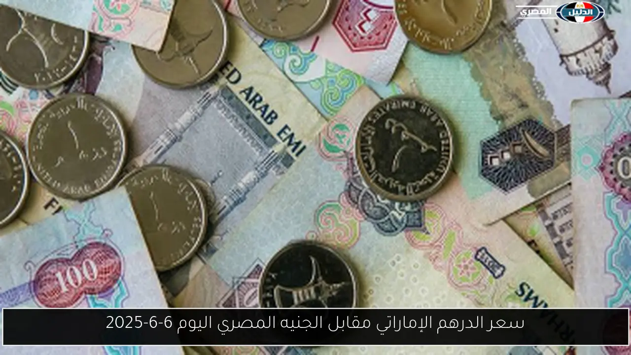 سعر الدرهم الإماراتي مقابل الجنيه المصري اليوم 6-6-2025