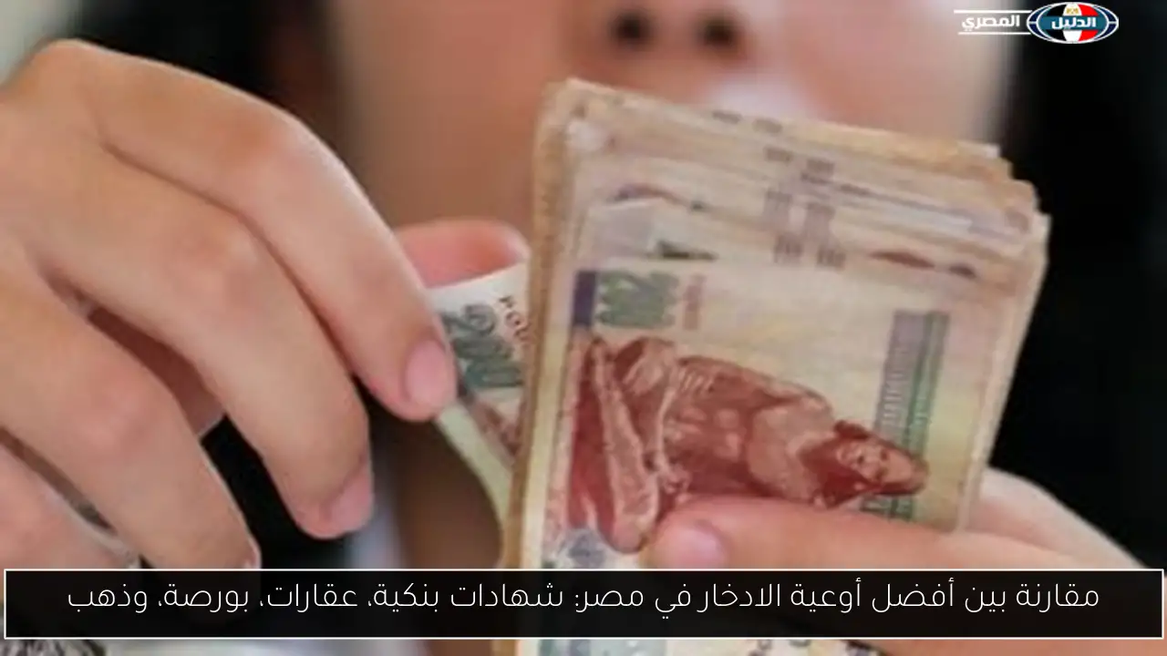 مقارنة بين أفضل أوعية الادخار في مصر: شهادات بنكية، عقارات، بورصة، وذهب
