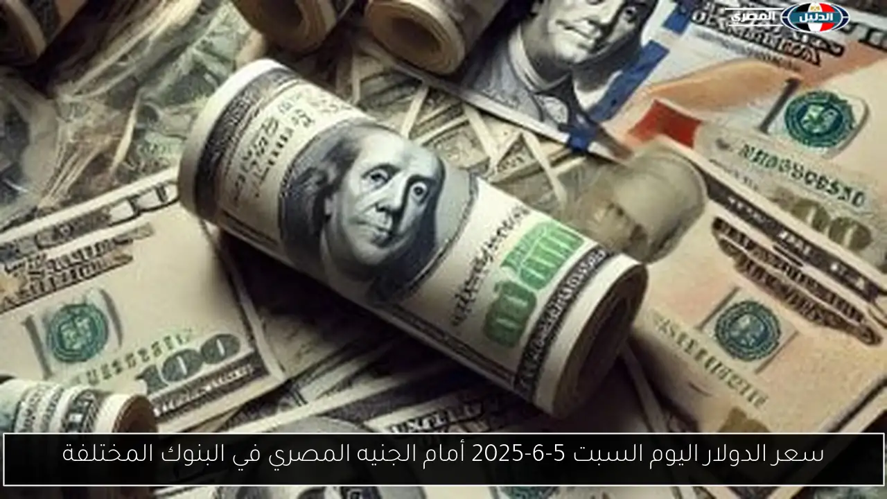 سعر الدولار اليوم السبت 5-6-2025 أمام الجنيه المصري في البنوك المختلفة