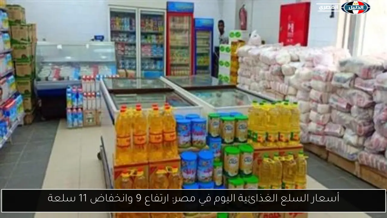 أسعار السلع الغذائية اليوم في مصر: ارتفاع 9 وانخفاض 11 سلعة