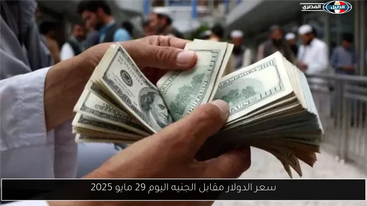 سعر الدولار مقابل الجنيه اليوم 29 مايو 2025