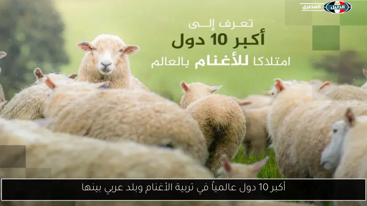 أكبر 10 دول عالمياً في تربية الأغنام وبلد عربي بينها