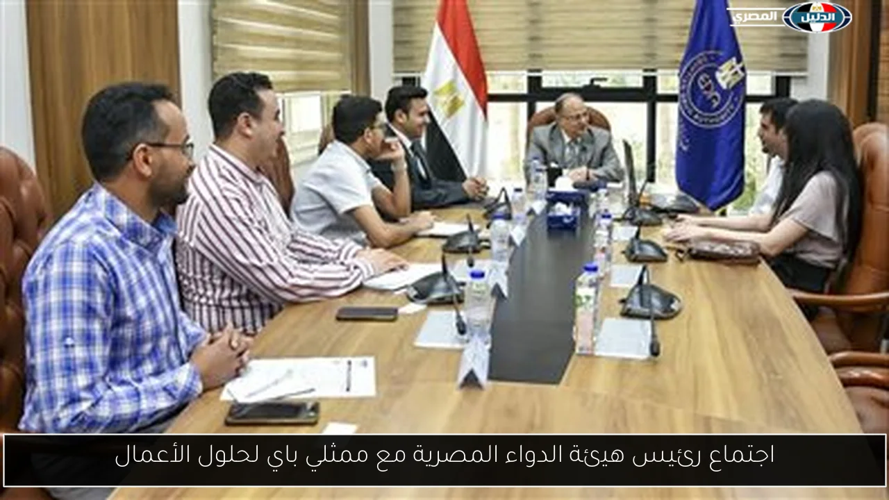اجتماع رئيس هيئة الدواء المصرية مع ممثلي باي لحلول الأعمال