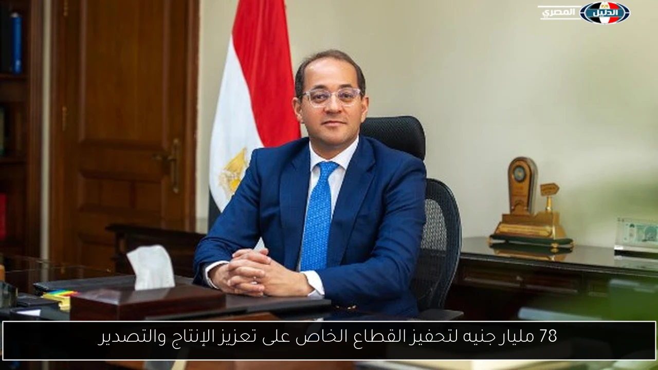 78 مليار جنيه لتحفيز القطاع الخاص على تعزيز الإنتاج والتصدير