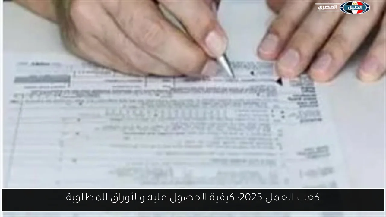 كعب العمل 2025: كيفية الحصول عليه والأوراق المطلوبة