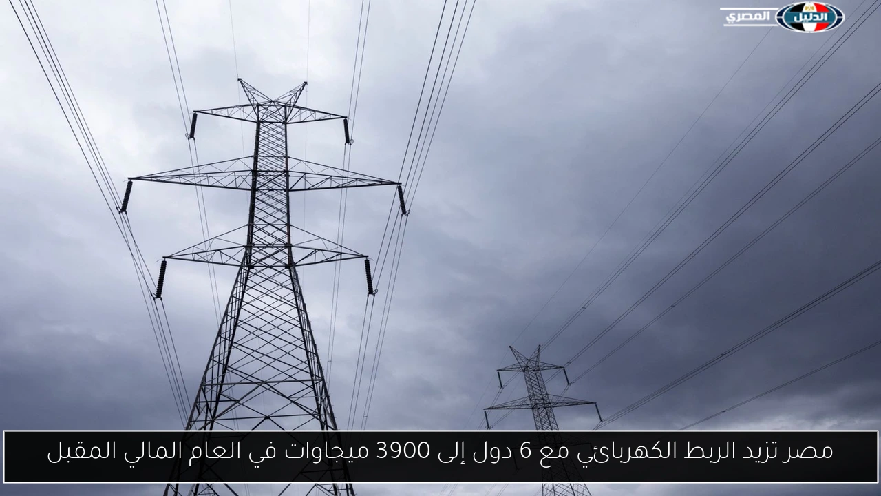 مصر تزيد الربط الكهربائي مع 6 دول إلى 3900 ميجاوات في العام المالي المقبل