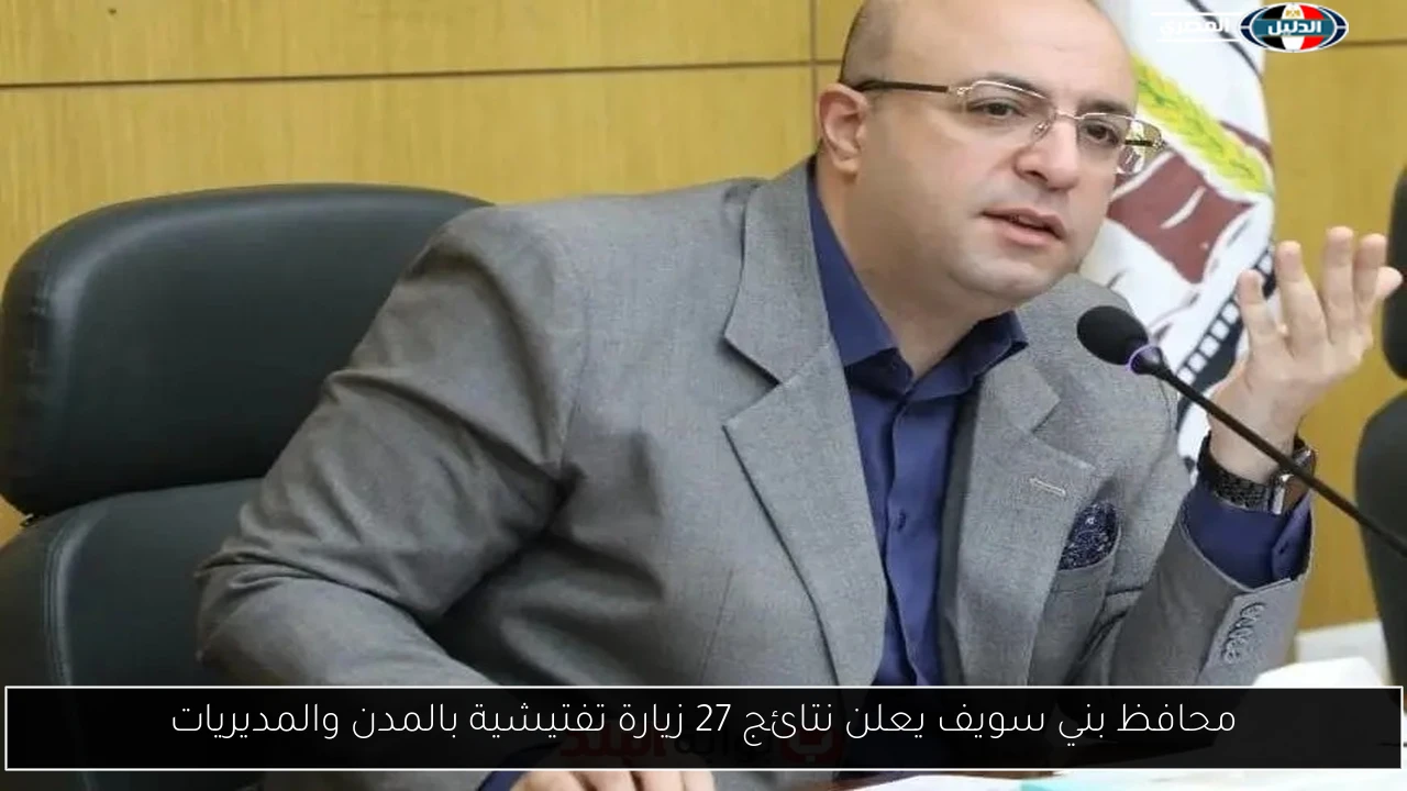 محافظ بني سويف يعلن نتائج 27 زيارة تفتيشية بالمدن والمديريات