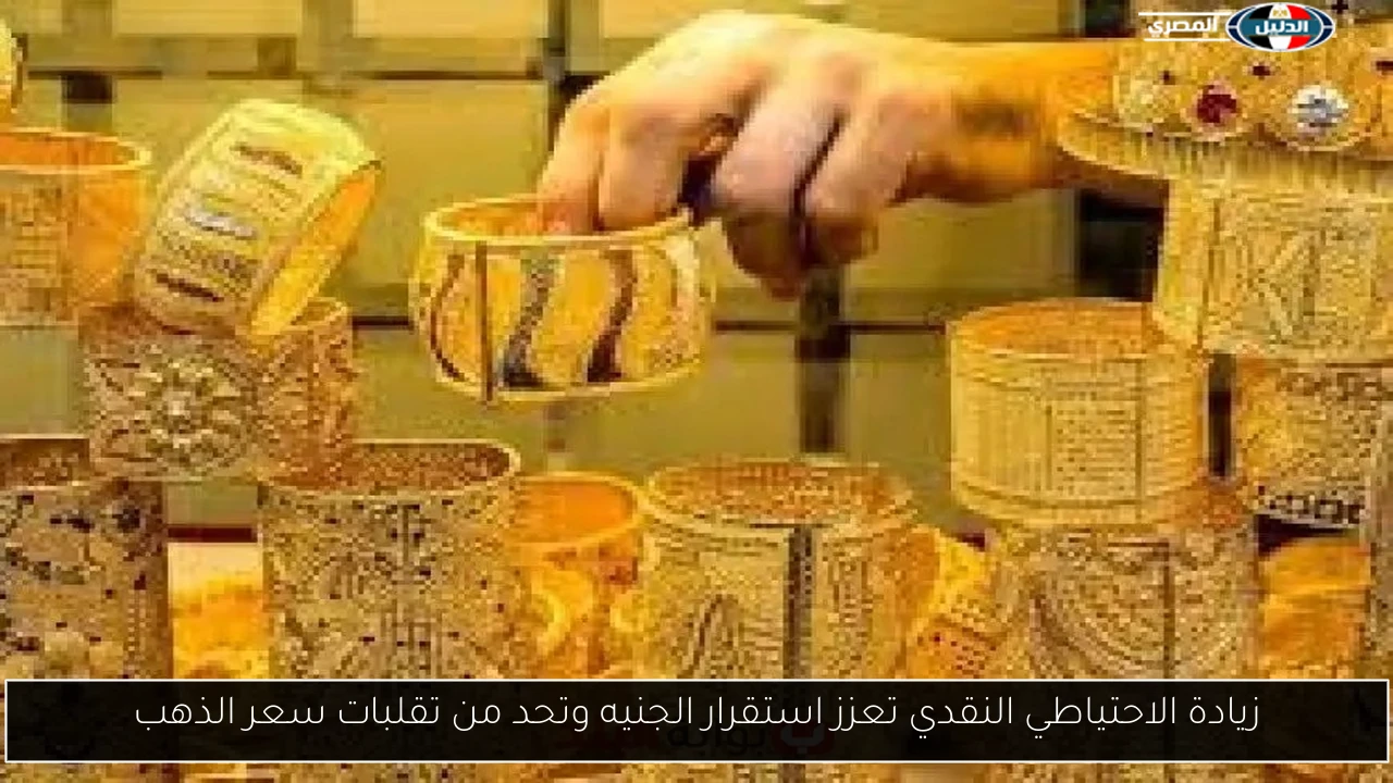 زيادة الاحتياطي النقدي تعزز استقرار الجنيه وتحد من تقلبات سعر الذهب