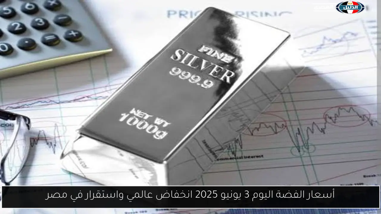أسعار الفضة اليوم 3 يونيو 2025 انخفاض عالمي واستقرار في مصر