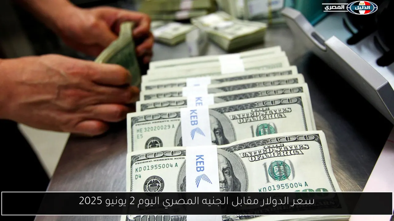 سعر الدولار مقابل الجنيه المصري اليوم 2 يونيو 2025