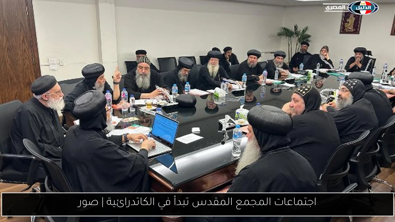 اجتماعات المجمع المقدس تبدأ في الكاتدرائية | صور