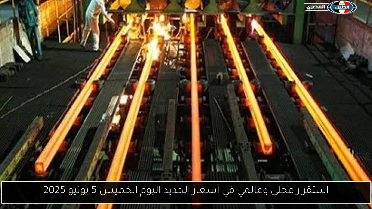 استقرار محلي وعالمي في أسعار الحديد اليوم الخميس 5 يونيو 2025
