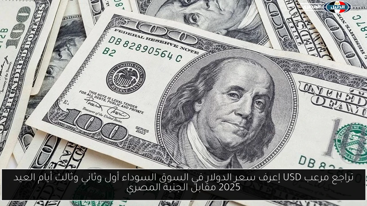 تراجع مرعب USD سعر الدولار في السوق السوداء أول وثاني وثالث أيام العيد 2025 مقابل الجنية المصري
