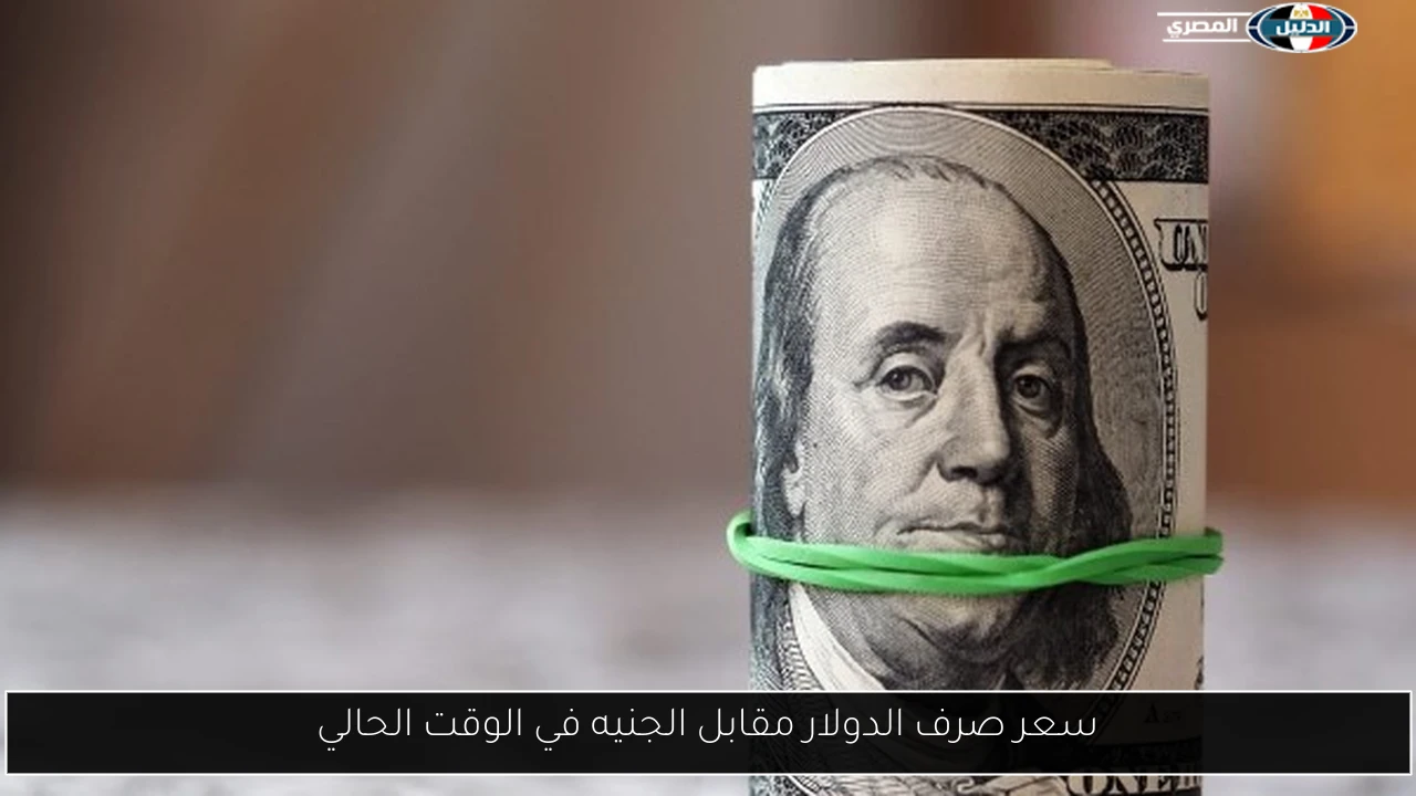 سعر صرف الدولار مقابل الجنيه في الوقت الحالي