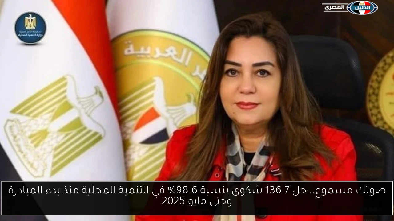 صوتك مسموع.. حل 136.7 شكوى بنسبة 98.6% في التنمية المحلية منذ بدء المبادرة وحتى مايو 2025
