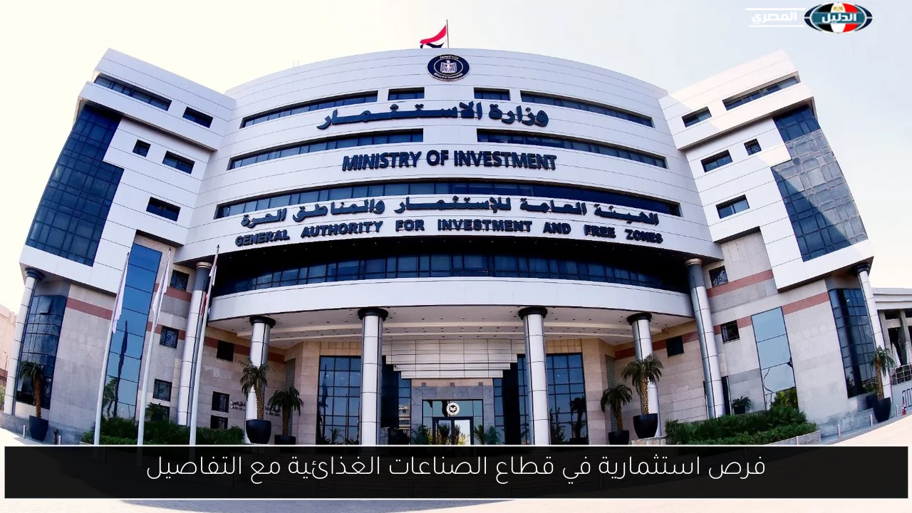 فرص استثمارية في قطاع الصناعات الغذائية مع التفاصيل