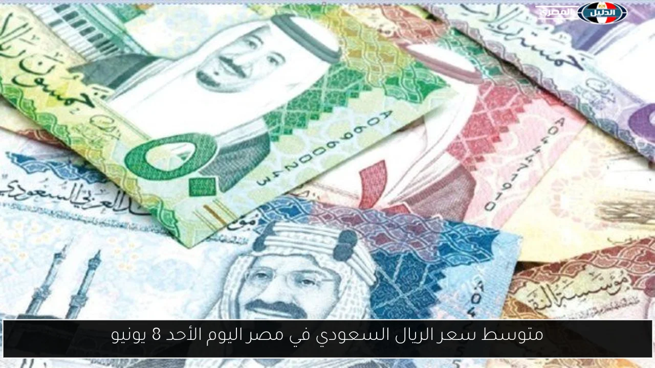 متوسط سعر الريال السعودي في مصر اليوم الأحد 8 يونيو