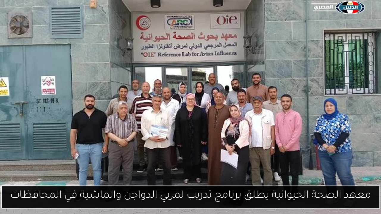 معهد الصحة الحيوانية يطلق برنامج تدريب لمربي الدواجن والماشية في المحافظات