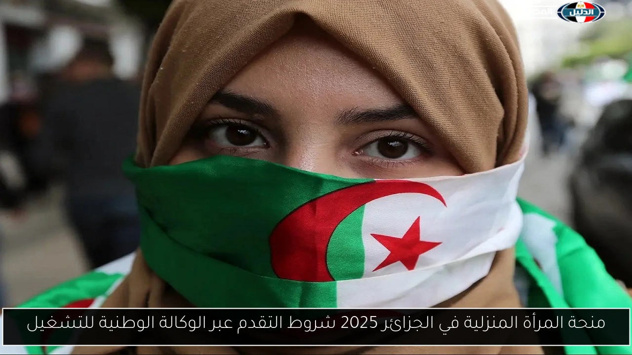 منحة المرأة المنزلية في الجزائر 2025 شروط التقدم عبر الوكالة الوطنية للتشغيل