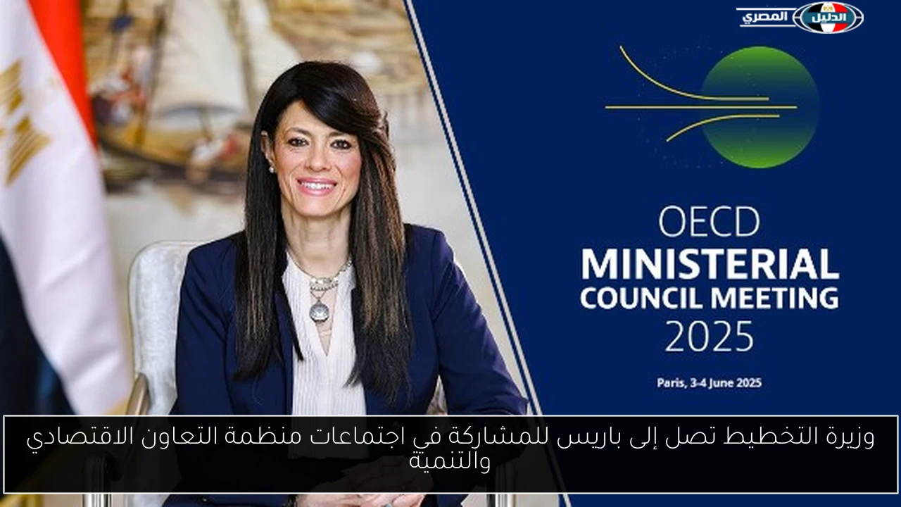 وزيرة التخطيط تصل إلى باريس للمشاركة في اجتماعات منظمة التعاون الاقتصادي والتنمية